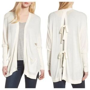 Trouve Tie Back Cardigan Size M/L